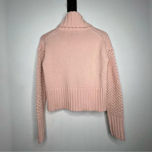 Derek lam 10C x Athleta Turtleneck Sweater in Light Pink, size S - Picture 3 of 6